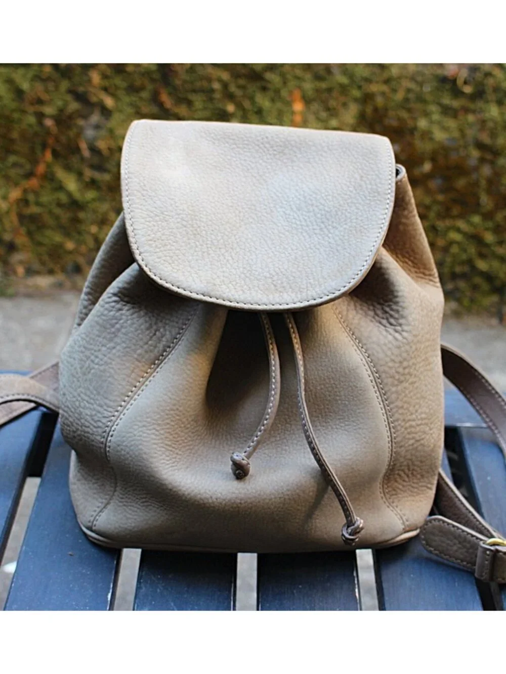 Coach Vintage - Sonoma Small Backpack Nubuc 4938 in Sand, Italy 1990s